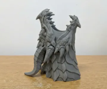 Dragon Head Pen Holder - Ejderha Kalemlik 3D Model