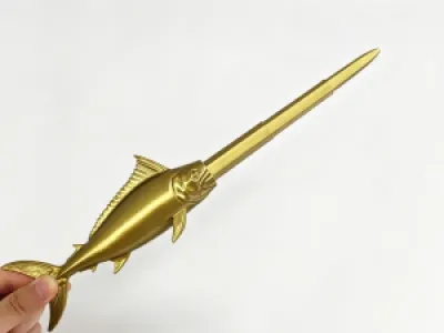 Kılıç Balığı 3D Model (Geri Çekilebilir) - Swordfish Retractable Sword 