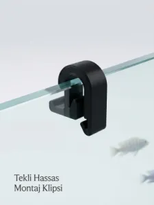 Akvaryum Buhar Camı Tutucu – Güvenli ve Pratik Cam Destek Klipsi 8mm